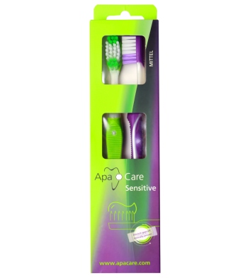Зубна щітка середньої жорсткості з щетиною 3D Micro Clean(2шт.)